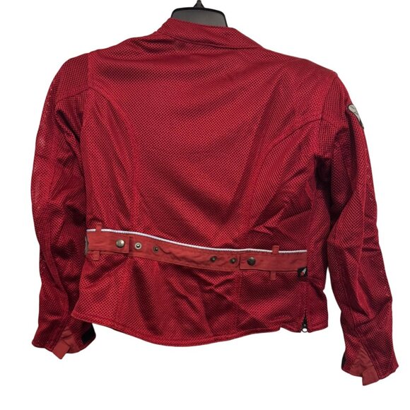 Joe Rocket Womens S Red Mesh Motorcycle Jacket With Armor - Picture 2 of 8